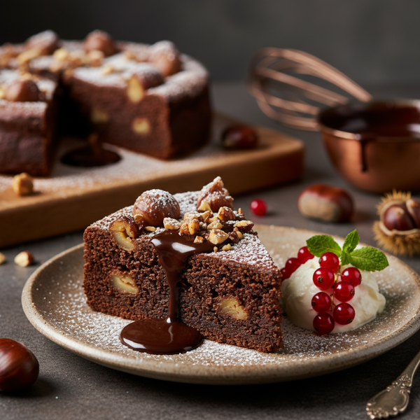 Decadent Flourless Chestnut Chocolate Delight recipe