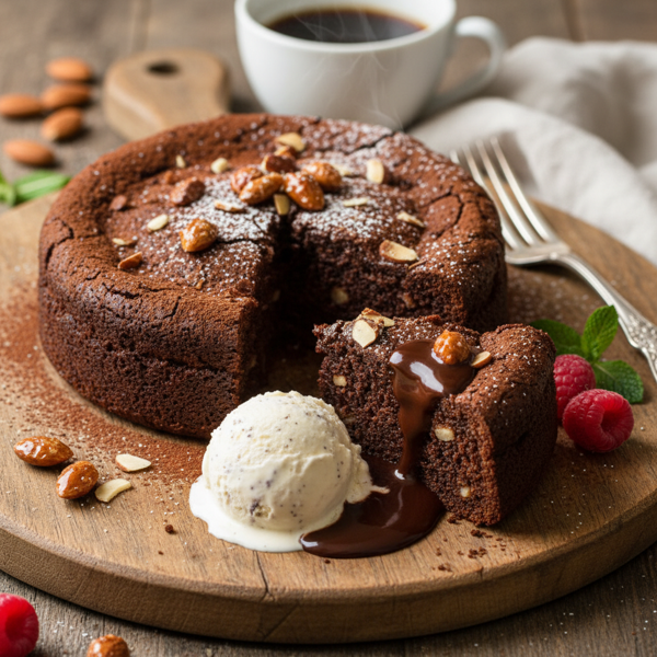 Decadent Flourless Chocolate-Almond Indulgence recipe
