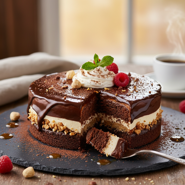 Decadent Flourless Hazelnut Mascarpone Chocolate Delight recipe