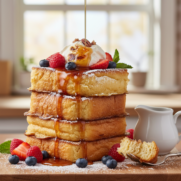 Decadent Fluffy French Toast Delight recipe
