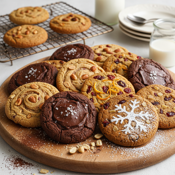 Decadent Four-Way Icebox Cookies recipe