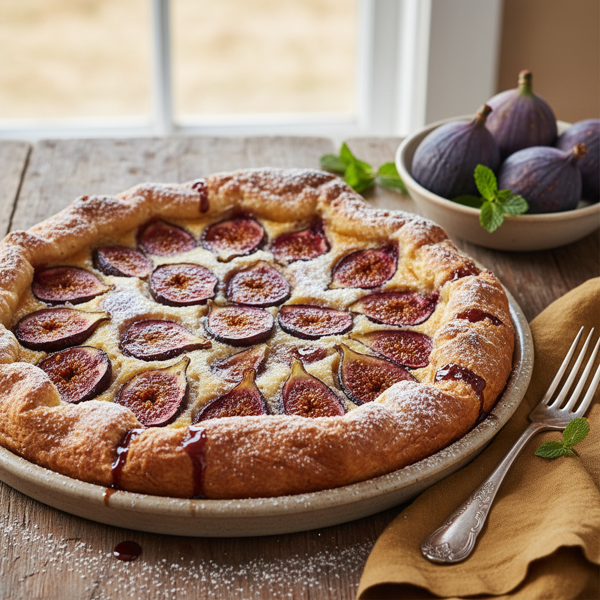 Decadent Fresh Fig Clafouti recipe