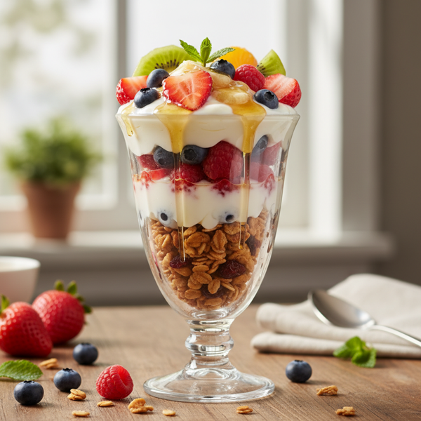 Decadent Fresh Fruit Parfait recipe