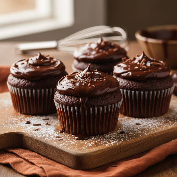 Decadent Fudge Brownie Cupcakes recipe