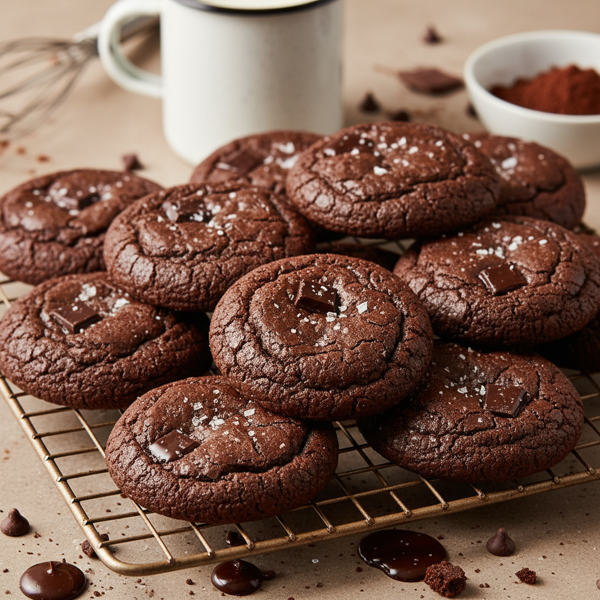 Decadent Fudgy Brownie Cookies recipe