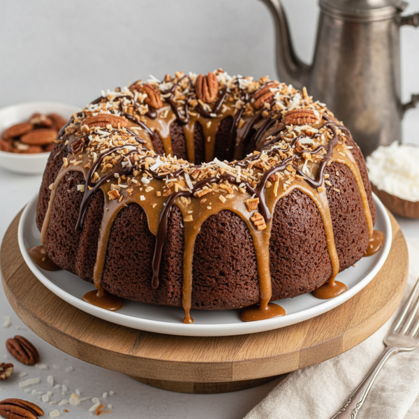 Decadent German Chocolate Bundt Cake recipe