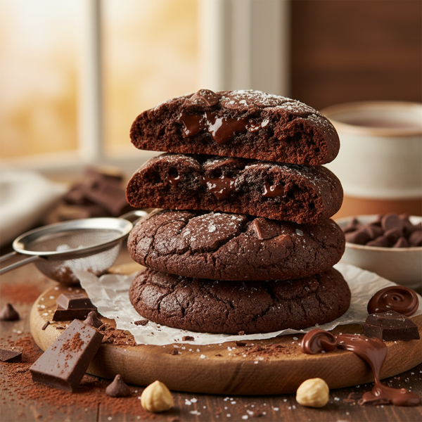 Decadent Giant Chocolate Sugar Cookies recipe