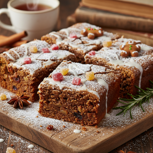 Decadent Gingerbread Delight Bars recipe