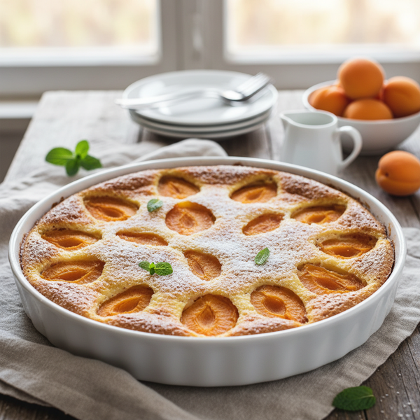 Decadent Gluten-Free Apricot Clafoutis recipe