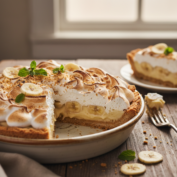 Decadent Gluten-Free Banana Cream Pie recipe