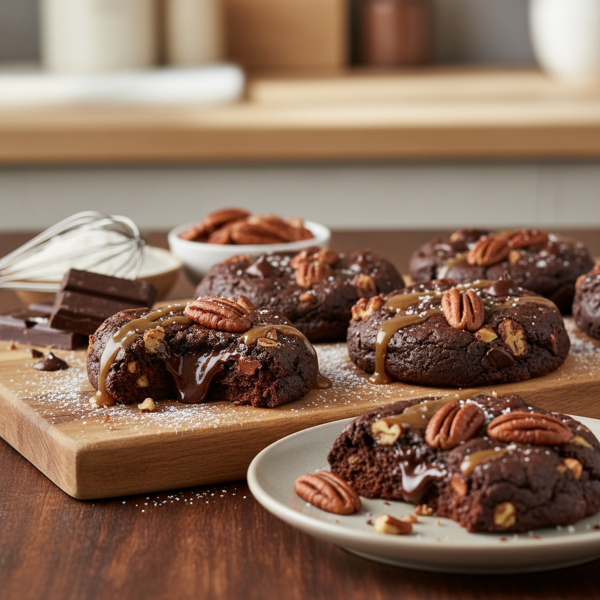 Decadent Gluten-Free Choc-Pecan Delights recipe