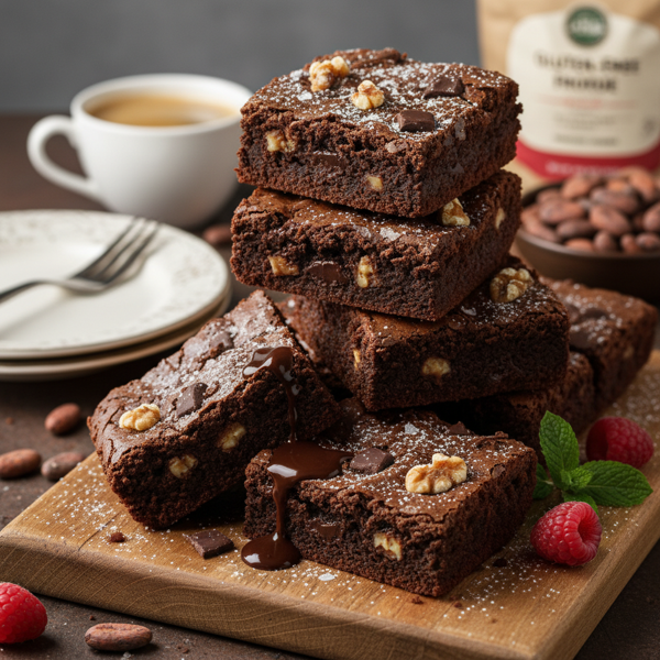 Decadent Gluten-Free Chocolate Brownies recipe