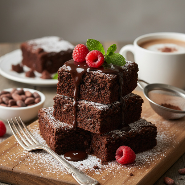 Decadent Gluten-Free Cocoa Brownies recipe