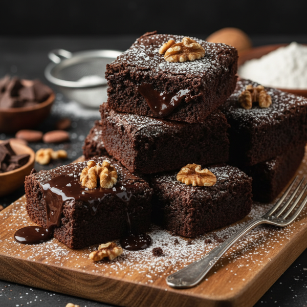 Decadent Gluten-Free Fudge Brownies recipe
