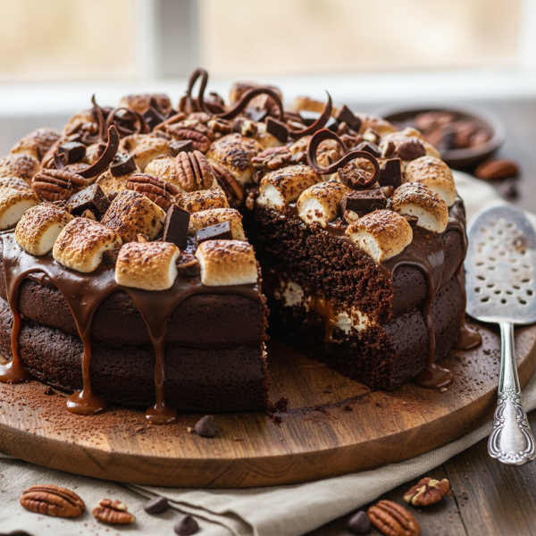 Decadent Gluten-Free Mississippi Mud Cake recipe