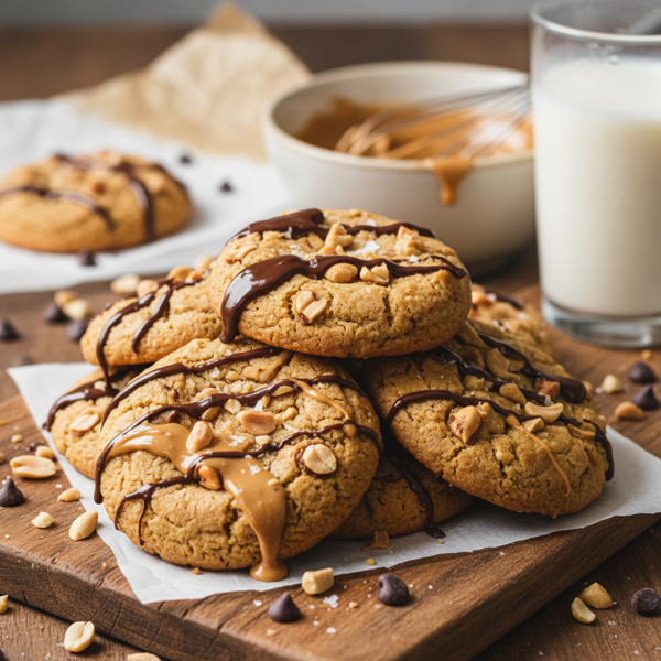 Decadent Gluten-Free Peanut Butter Bliss Cookies recipe
