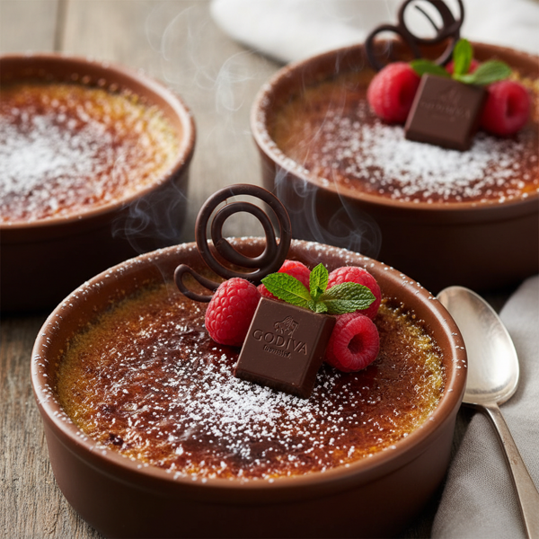 Decadent Godiva Chocolate Crème Brûlée recipe