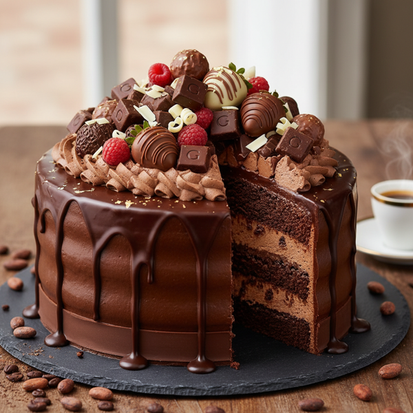 Decadent Godiva Chocolate Heaven Cake recipe