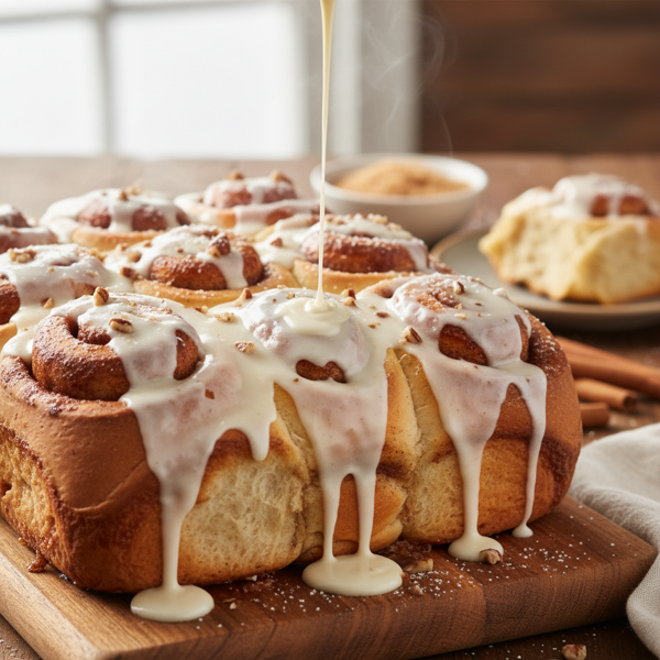 Decadent Gooey Cinnamon Rolls recipe