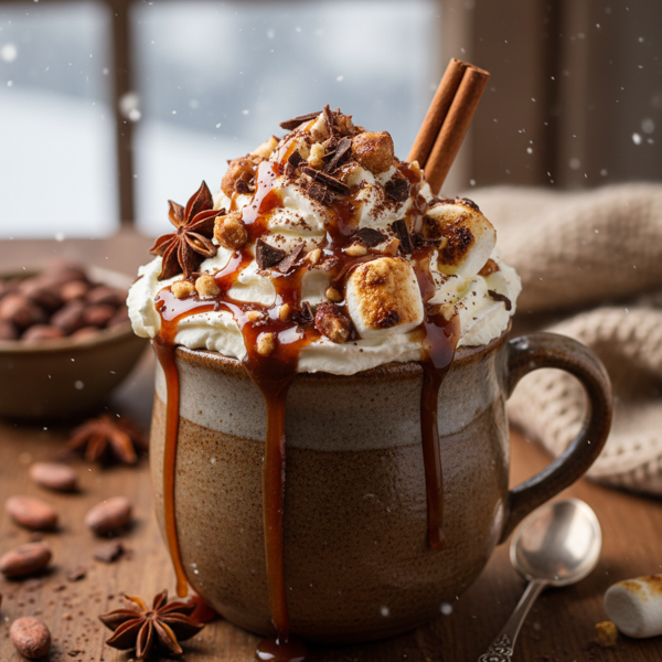 Decadent Gourmet Hot Chocolate recipe