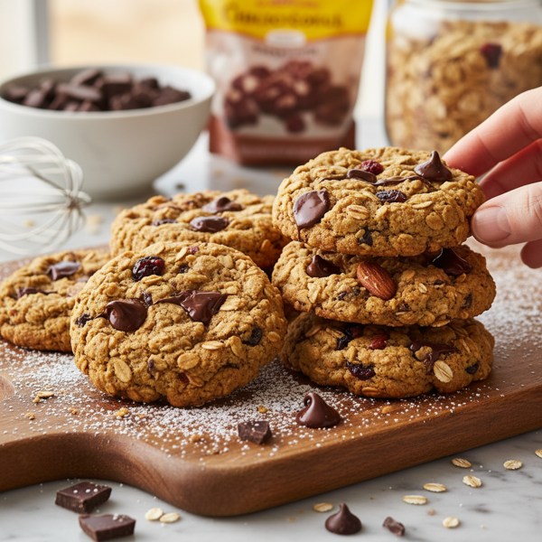 Decadent Granola Chocolate Chip Delights recipe