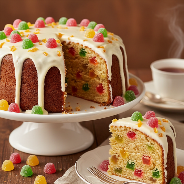 Decadent Gumdrop Cake Delight recipe