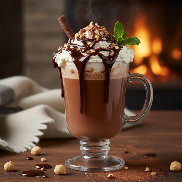 Decadent Hazelnut Hot Chocolate Liqueur recipe