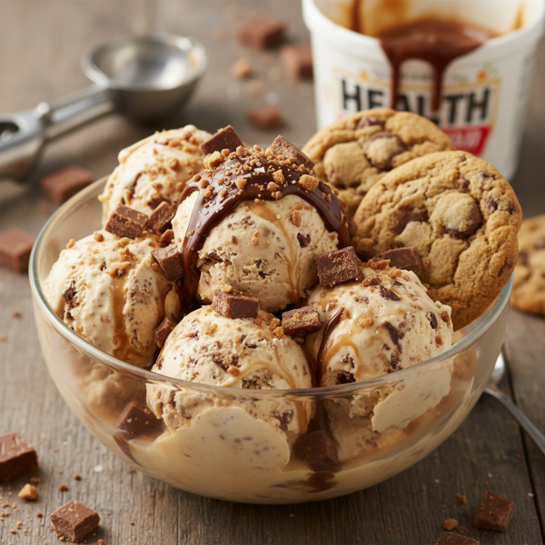 Decadent Heath Bar Crunch Ice Cream recipe