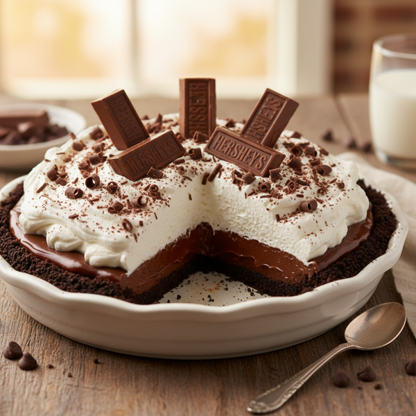 Decadent Hershey's Chocolate Cream Pie recipe