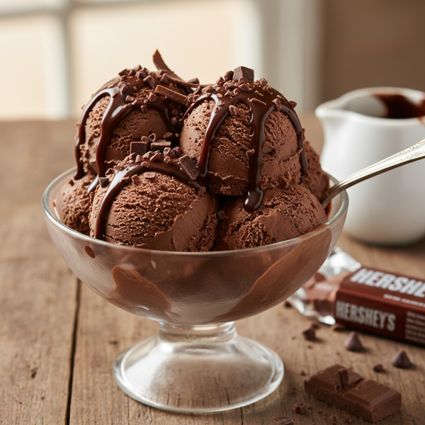 Decadent Hershey's Chocolate Ice Cream recipe