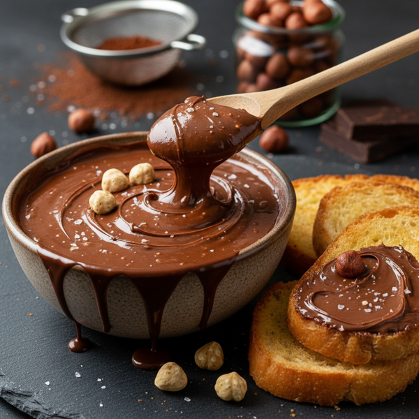 Decadent Homemade Chocolate Hazelnut Spread recipe