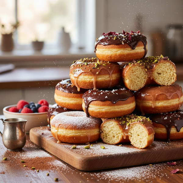Decadent Homemade Yeast Doughnuts recipe