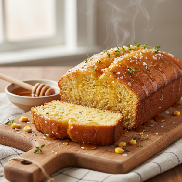Decadent Honey-Glazed Sweet Cornbread recipe