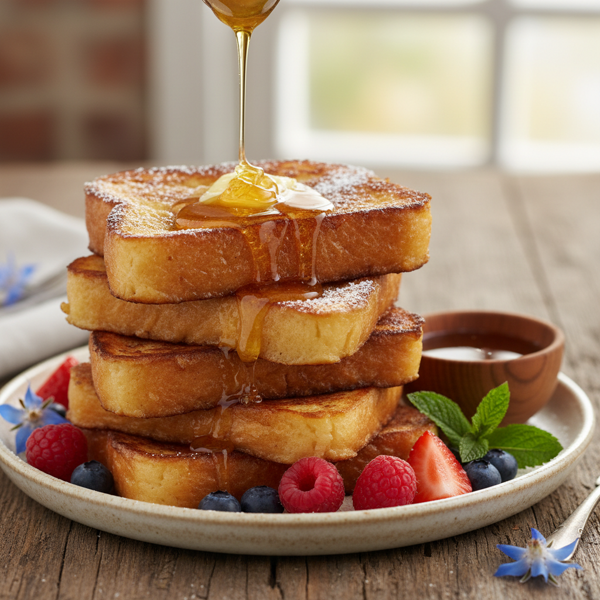 Decadent Honey Glazed French Toast recipe