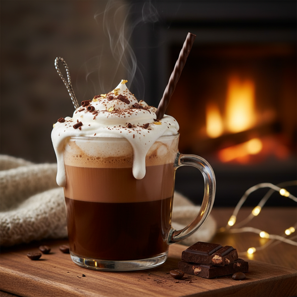Decadent Hot Chocolate Espresso Delight recipe