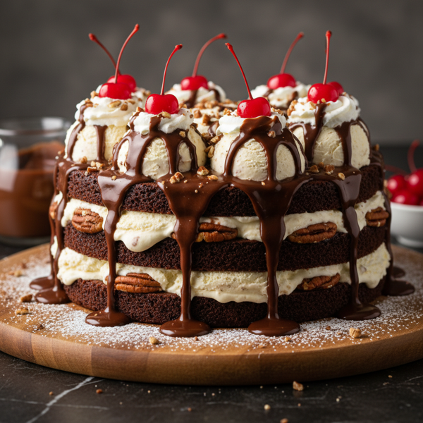 Decadent Hot Fudge Sundae Cake recipe