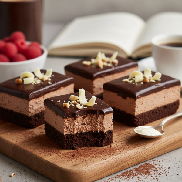 Decadent Hungarian Chocolate Cream Bars recipe