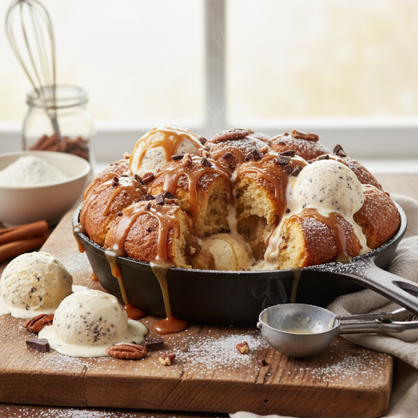 Decadent Ice Cream Monkey Bread recipe