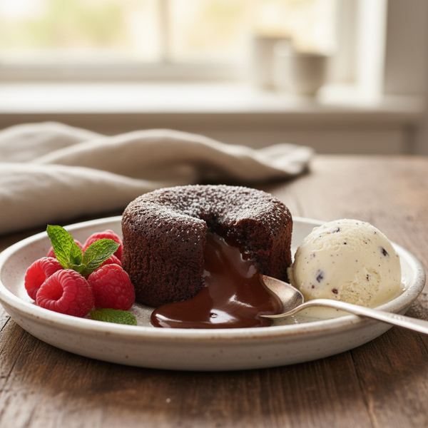 Decadent Individual Chocolate Molten Cakes recipe