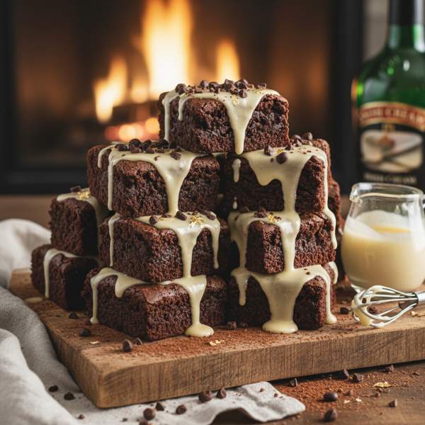 Decadent Irish Cream Brownies recipe
