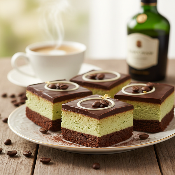 Decadent Irish Cream Coffee Squares recipe