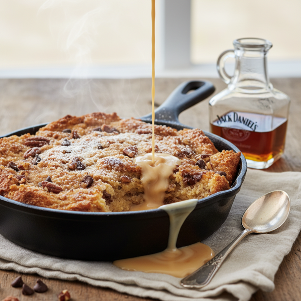 Decadent Jack Daniel's Bread Pudding recipe