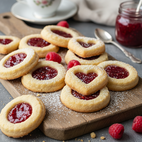 Decadent Jam-Filled Shortbread Cookies recipe