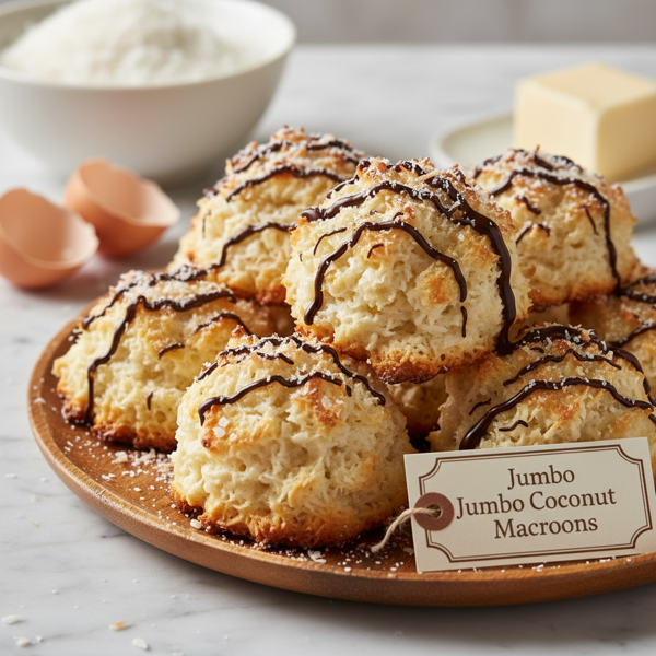 Decadent Jumbo Coconut Macaroons recipe
