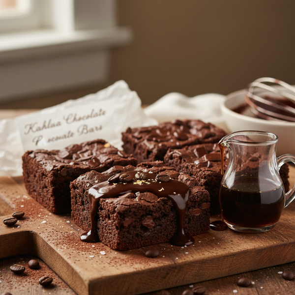 Decadent Kahlua Chocolate Brownie Bars recipe
