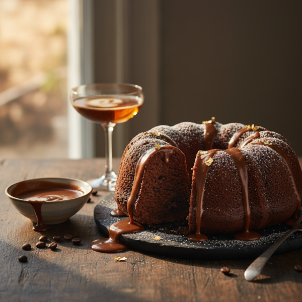 Decadent Kahlua Chocolate Bundt Cake recipe