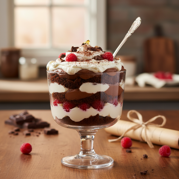 Decadent Layered Chocolate Trifle recipe
