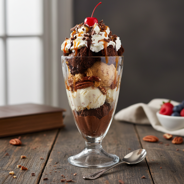 Decadent Layered Ice Cream Treat recipe