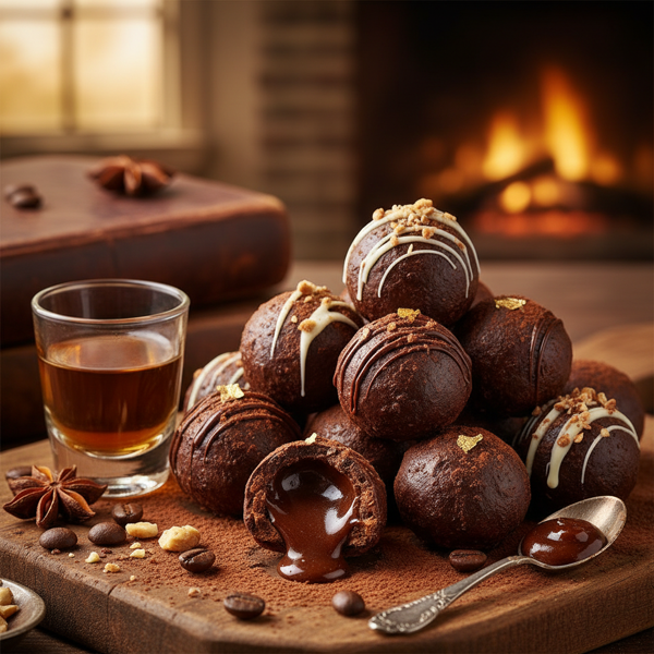 Decadent Liqueur-Infused Chocolate Truffles recipe