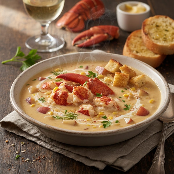 Decadent Lobster Chowder recipe